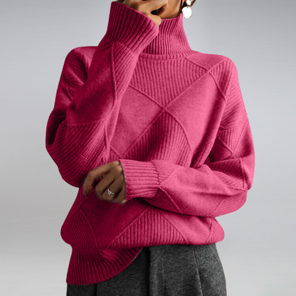 Ilse™ - Cashmere Roll Neck Jumper