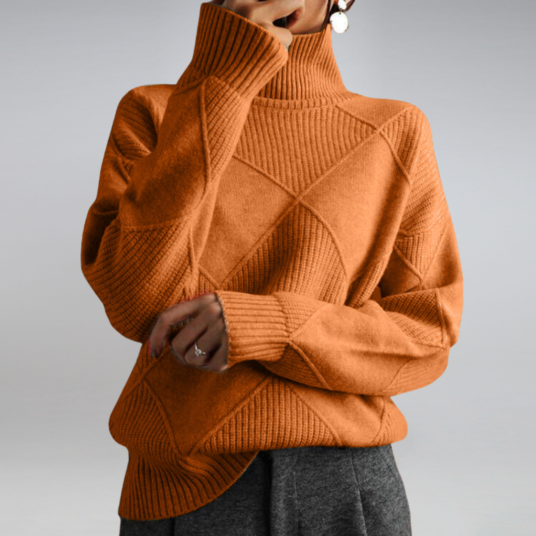 Ilse™ - Cashmere Roll Neck Jumper