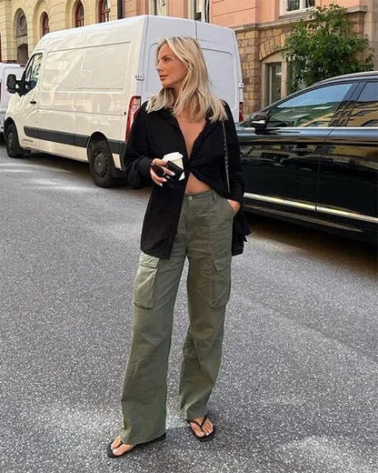 EMMA - STRAIGHT FIT CARGO PANTS