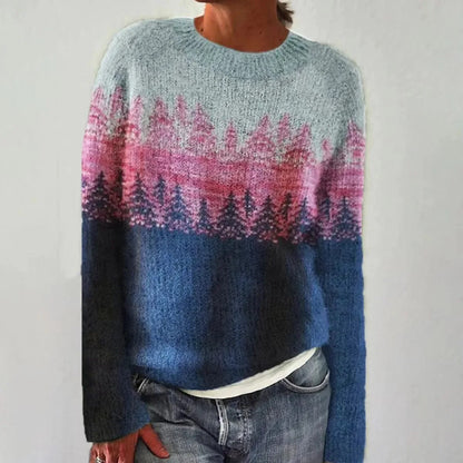 SILVIA™ Retro Fall Sweater